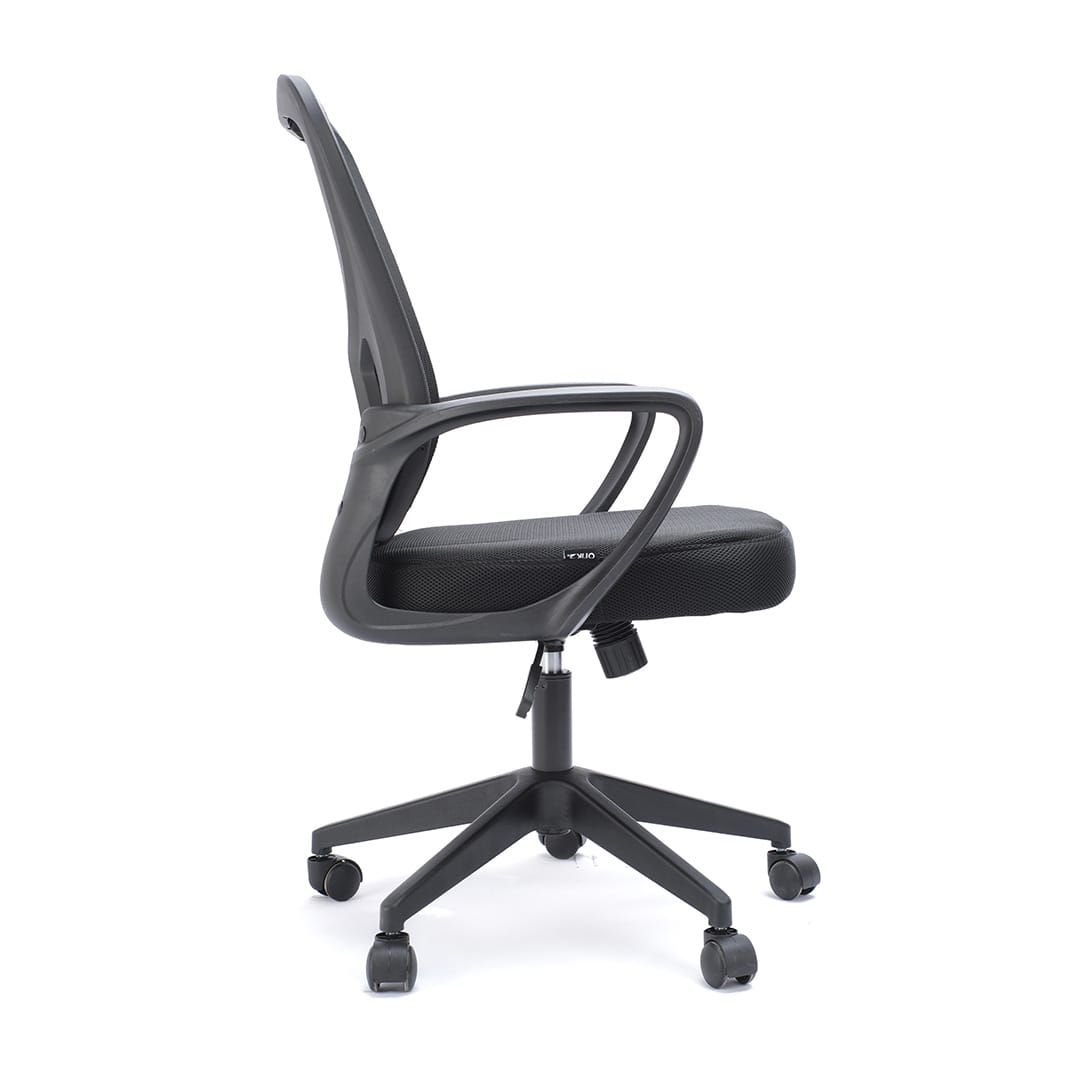 Silla Operativa E104 Mesh con Tela Negra EstructuraNegro Ofik® 921 [Pieza] Imagen secundaria del producto