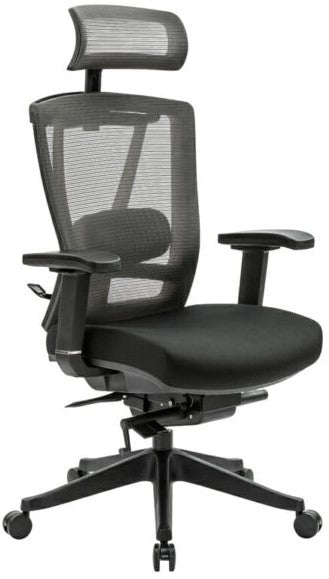 Silla Ejecutiva H1 Mesh con Tela Negra EstructuraNegro Ofik® 831 [Pieza]