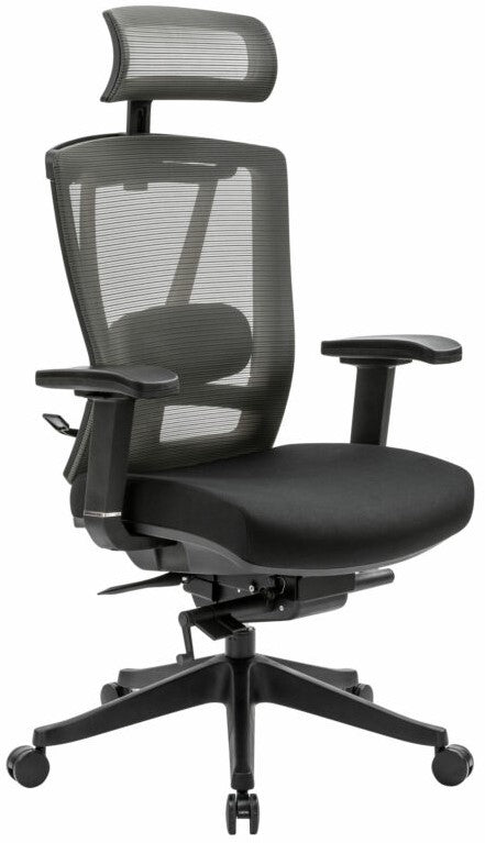 Silla Ejecutiva H1 Mesh con Tela Negra EstructuraNegro Ofik® 831 [Pieza] 3
