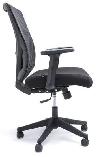 Silla Operativa H5 Mesh con Tela Negra Brazos Ajustabl Ofik® 841 [Pieza] 2