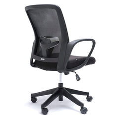 Silla Operativa H9 Mesh con Tela Negra EstructuraNegro Ofik® 1096 [Pieza] 2