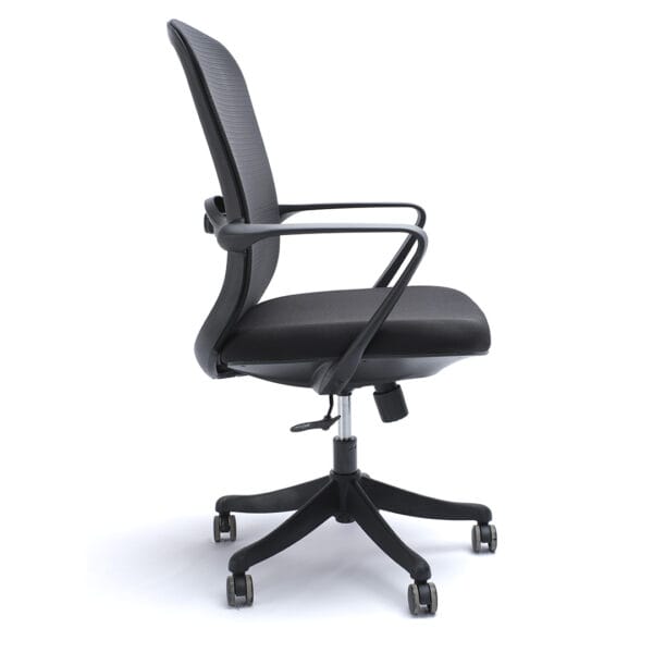 Silla Operativa Organic Mesh conTelaNegra EstructuraNegro Ofik® 1078 [Pieza] 2