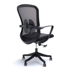 Silla Operativa Organic Mesh conTelaNegra EstructuraNegro Ofik® 1078 [Pieza] 3