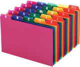 Guía p/Archivo Plástico Índice A-Z c/25 Multicolor 4×6" Oxford® 73154 Pieza 78787731547 01