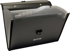 Archivero Expandible Broche/Manija 12 Division Negro Carta Oxford® F136 [Pieza] 78787001367 2