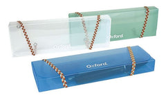 Lapicera Caja Plástica Cierre Elástico Colores 20×7×2.3cm Oxford® F644 [Pieza] 78787006447 2