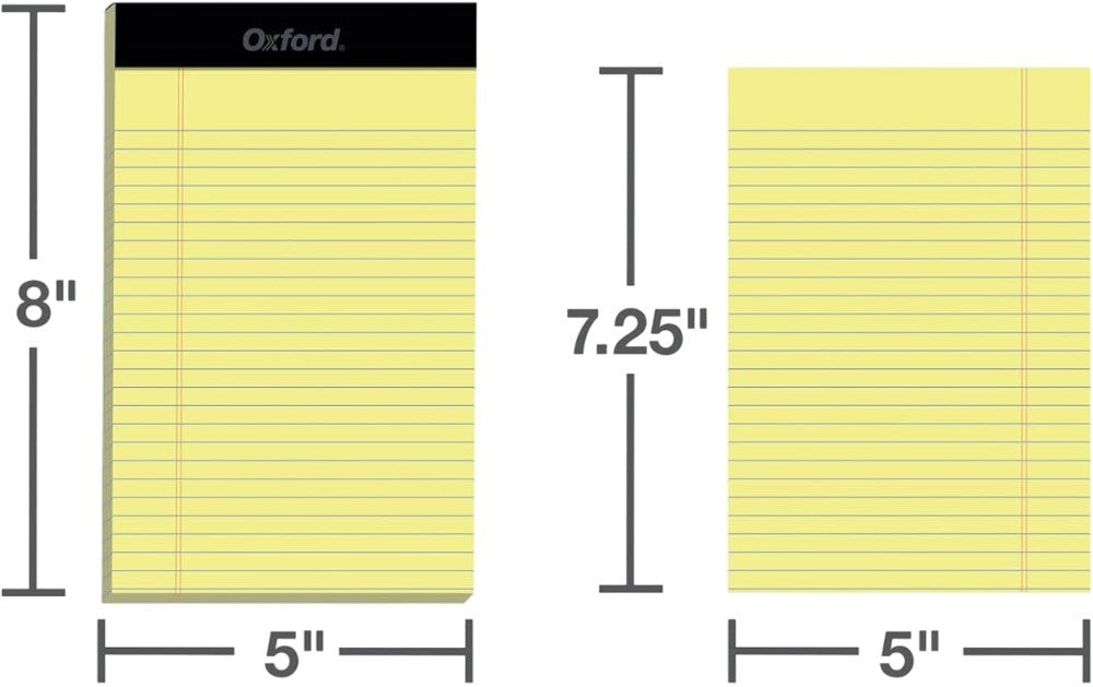 Block Esquela Amarillo Pegado 50 hojas Raya Esselte® 20-204 [Pieza] 74319202042 2