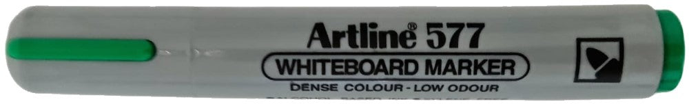 Marcador p/Pizarrón Verde Bala 3mm Artline® EK-577V [Pieza] 4974052821394