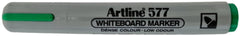 Marcador p/Pizarrón Verde Bala 3mm Artline® EK-577V [Pieza] 4974052821394