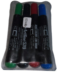 Marcador p/Pizarrón Colores Est.c/4 Artline® EK-570/4W [Estuche]