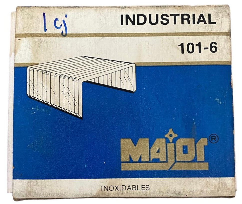 Grapa Industrial 101-6 c/1000 Major CB3 Pieza 77914008767