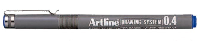 Rápidografo .4mm Azul Artline® EK-234A [Pieza] 4974052854019