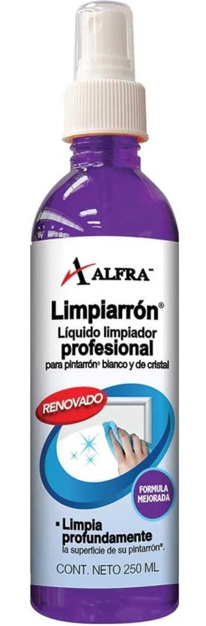 Limpiador p/Pizarrón Liquido en Atomizador 250ml Alfra® 4401 [Contenedor plástico] 7501527944011
