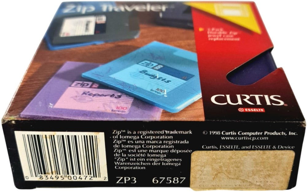 Porta Zip Traveler p/3 Colores Curtis® ZP3 67587 [Pieza] 83495004722 4