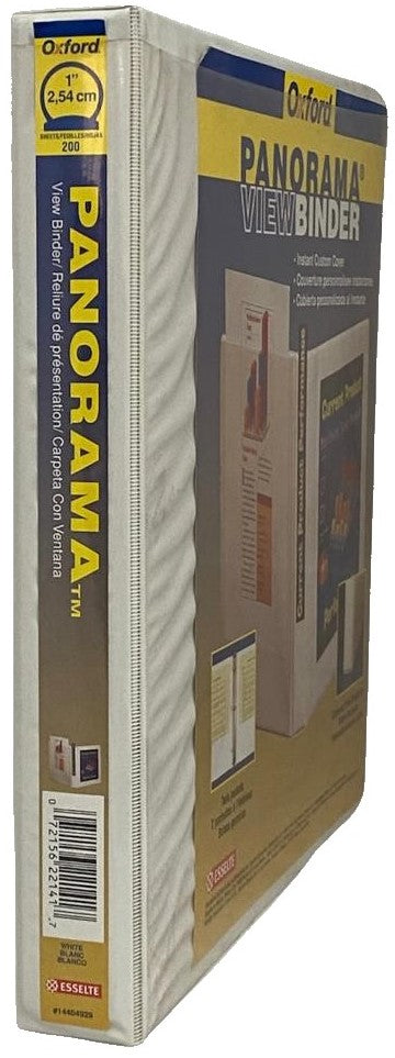 Carpeta 3 Argollas "O" Panorama 1" Blanco Carta Oxford® E90021 [Pieza] 72156221417