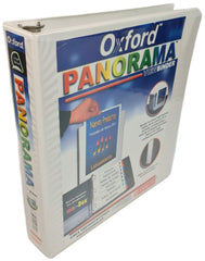 Carpeta 3 Argollas "D" Panorama 1½" Blanco Carta Oxford® 23504 [Pieza] 72156235049