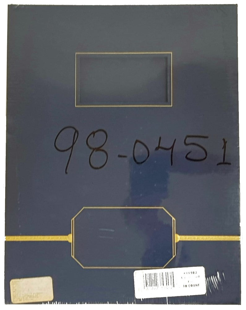 Pasta p/Engargolar p/Presentaciones 10Jgs Azul-Oro Carta Esselte® 10402 Pieza 78787104020 02