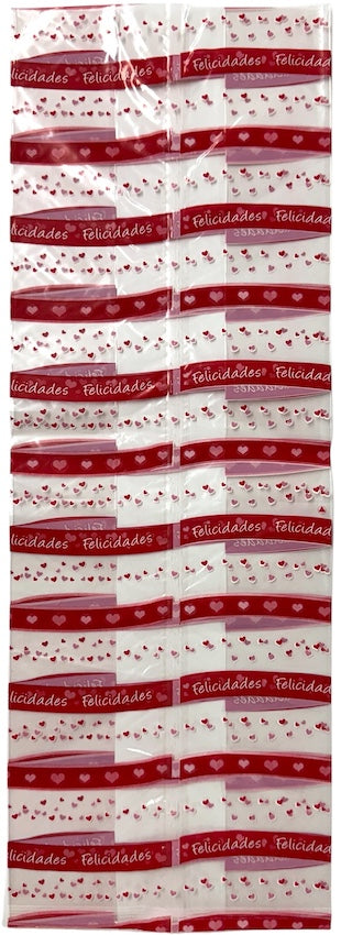 Bolsa Transparente Fuelle Amor y Amistad Grande Padi® 004 [Pieza] 682158000042