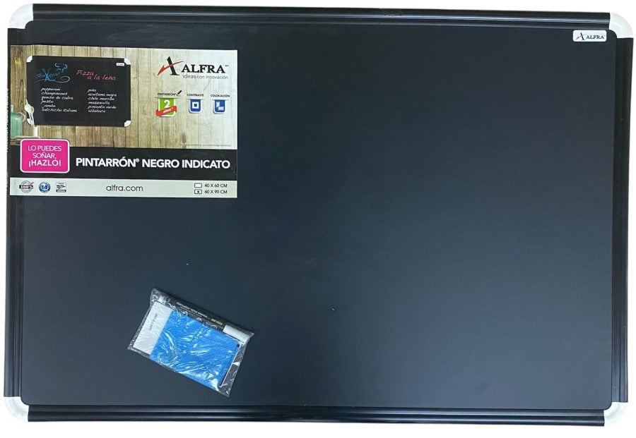 Pizarrón Negro Metálico 4941 60×90cm Alfra® 2039 [Pieza] 7501527949412