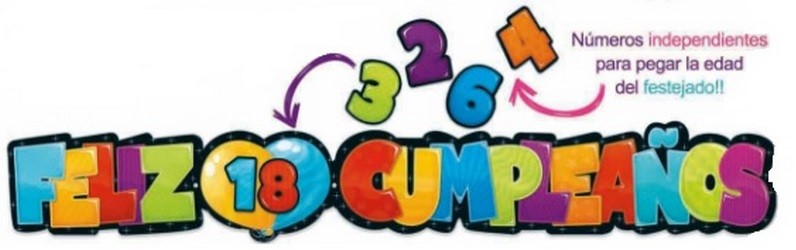 Adorno Festejo Cuantos Cumples Padi® 1068 [Pieza] 682158010683