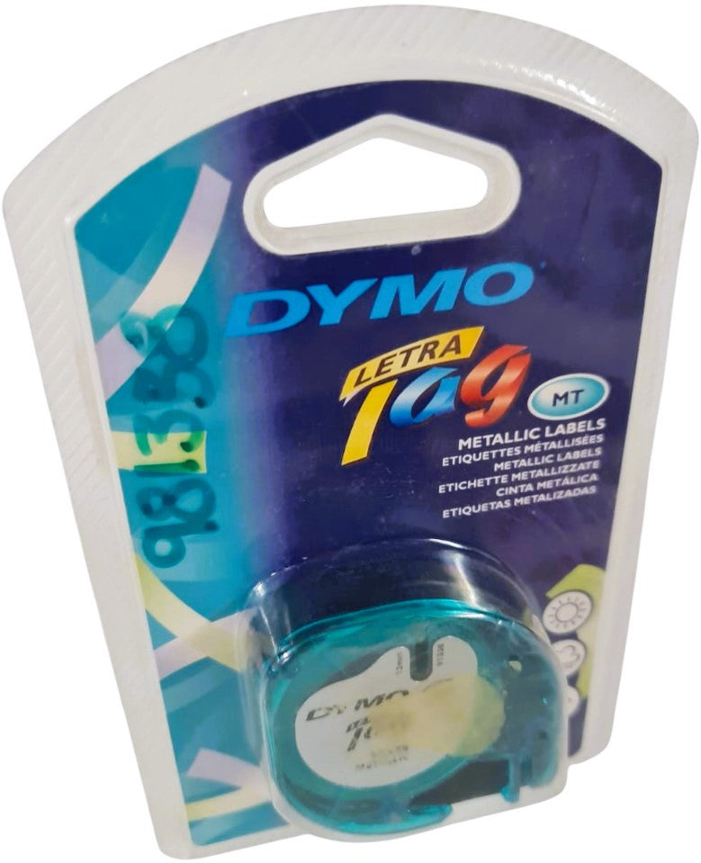 Cinta p/Rotulador LetraTag® LT Plastificada Plata Metálico 12mm×4m Dymo® 91338 [Pieza] 71701913388 7