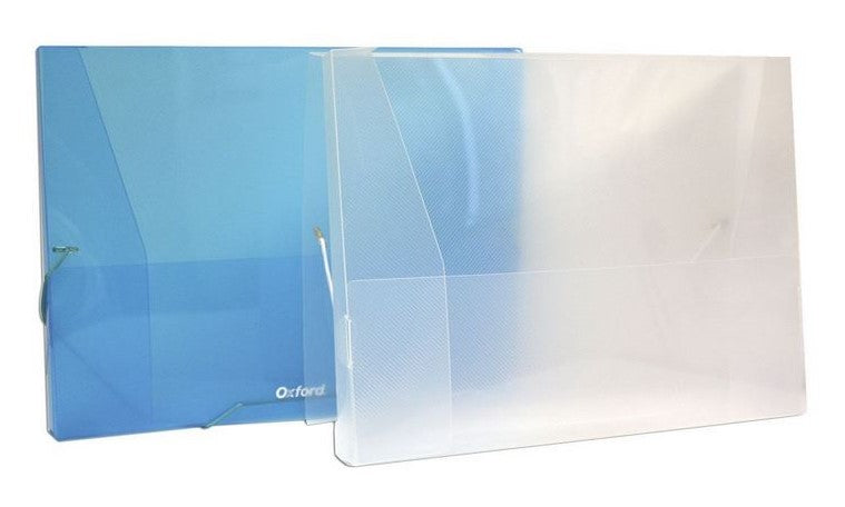 Porta Documentos Caja Plástico c/Liga Hori Azul ó Blanco Carta Oxford® F606 Pieza 78787006065