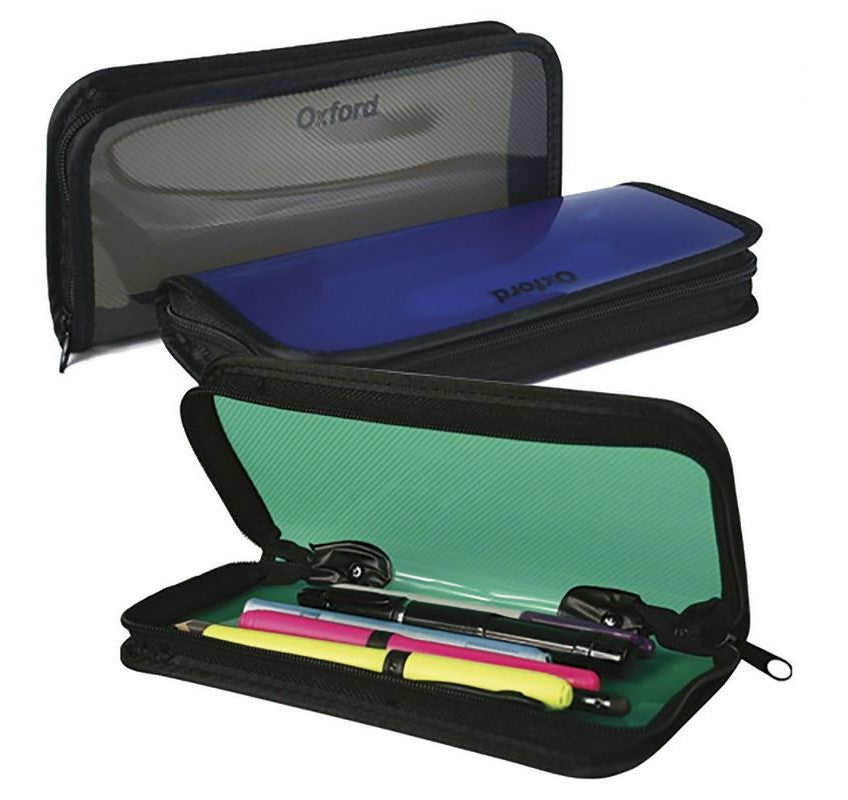 Lapicera Estuche Plástico cierre zipper Varios 21×10×3cm Oxford® F728 [Pieza] Imagen secundaria del producto