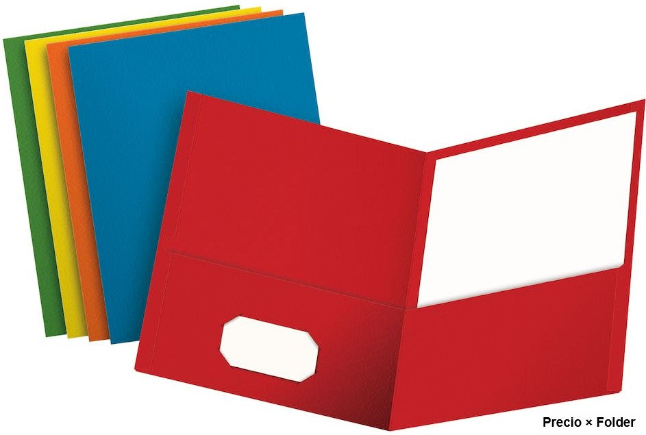 Fólder Doble Solapa Cartoncillo Gofrado Mate Colores Surtido Carta Oxford® 57513 Pieza 78787575134 0