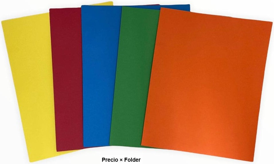 Fólder Doble Solapa Cartoncillo Gofrado Mate Colores Surtido Carta Oxford® 57513 Pieza 78787575134 0
