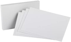 Tarjeta Índice Blanca c/100 Blanco 5×8" Oxford® 50 Paquete 78787050044 02