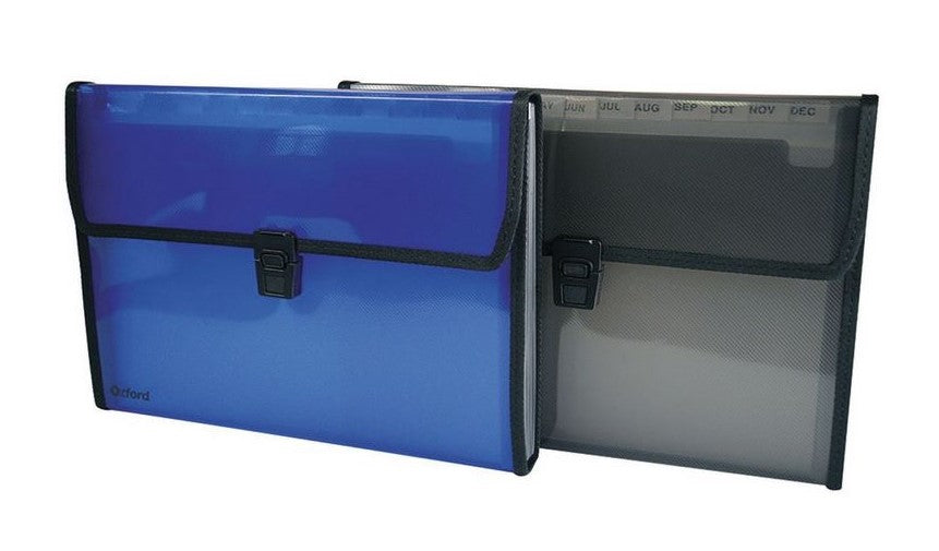 Archivero Expandible c/Broche Azul-Humo Carta Oxford® F154 [Pieza] 78787001541 2
