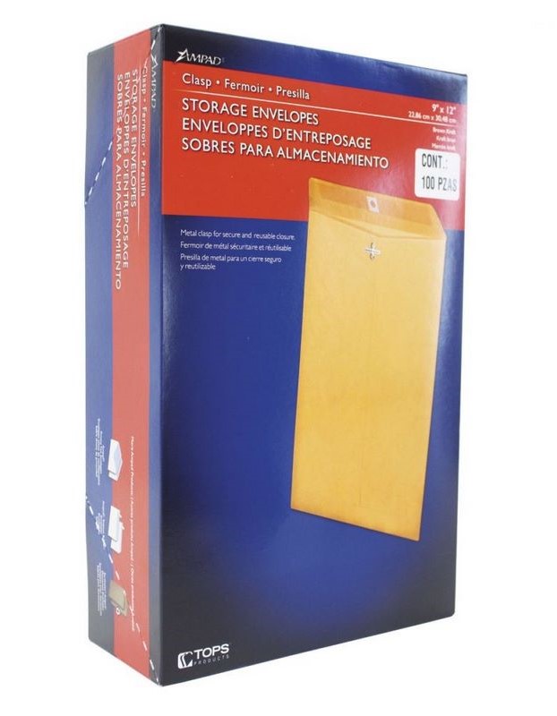 Sobre Bolsa c/Broche Kraft Efficiency Amarillo 10×13" Oxford® 73112 [Pieza] Imagen secundaria del producto