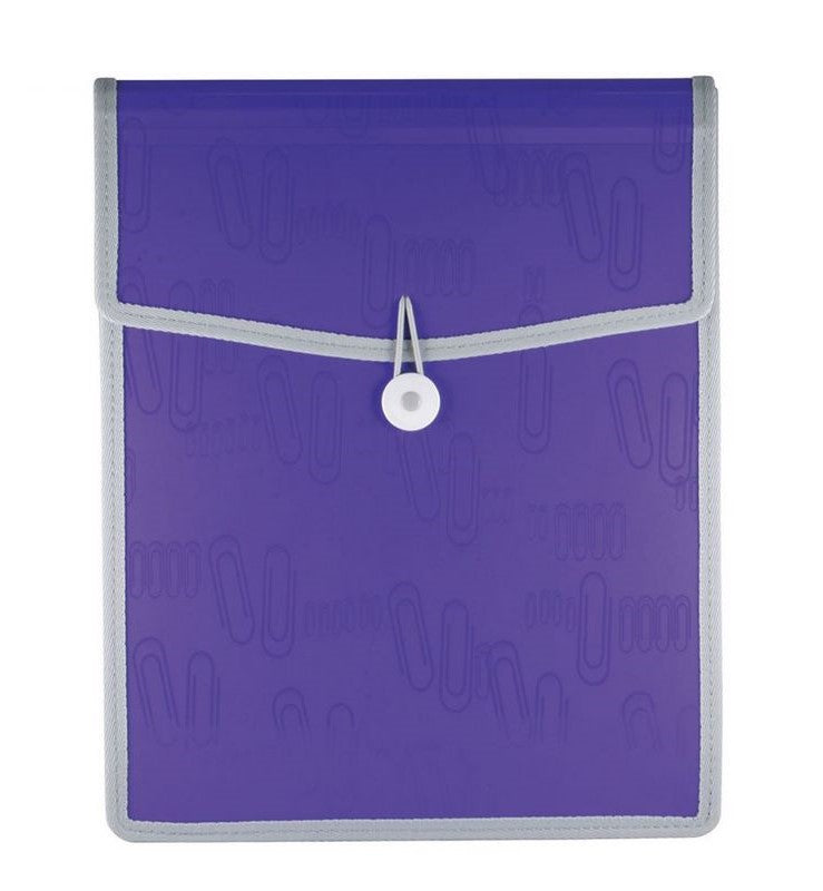 Sobre p/DocumentoPlástico I Clip Vertical c/Liga Violeta Carta Oxford® F455 [Pieza] 78787074552 2