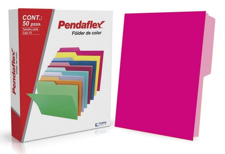 Fólder Color Neón Rosa Neón Carta Pendaflex® C0050 [Pieza] Imagen secundaria del producto