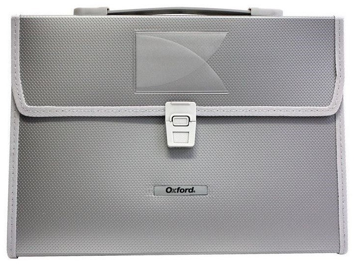 Archivero Expandible Broche/Manija 13 Division Plata Carta Oxford® F138 [Pieza] 78787001381 2