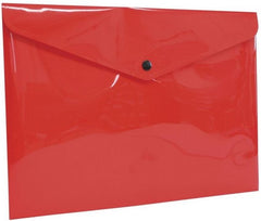 Sobre p/DocumentoPlástico Horizontal c/Broche Rojo Opaco Carta Oxford® F412R [Pieza] 78787084124