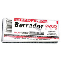 Borrador p/Pizarrón Fieltro 12.50cm Esco® [Pieza] 7501511101390