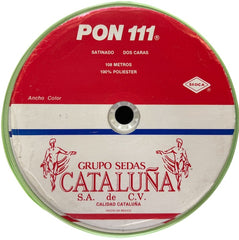 Listón Cataluña Satin 0111 Satin 2 Caras K 019 Menta 19 A9 (108m) Cataluña® [Metro] 3