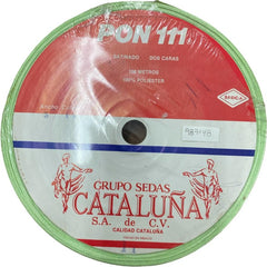 Listón Cataluña Satin 0111 Satin 2 Caras I 019 Menta 19 A3 (108m) Cataluña® [Metro]