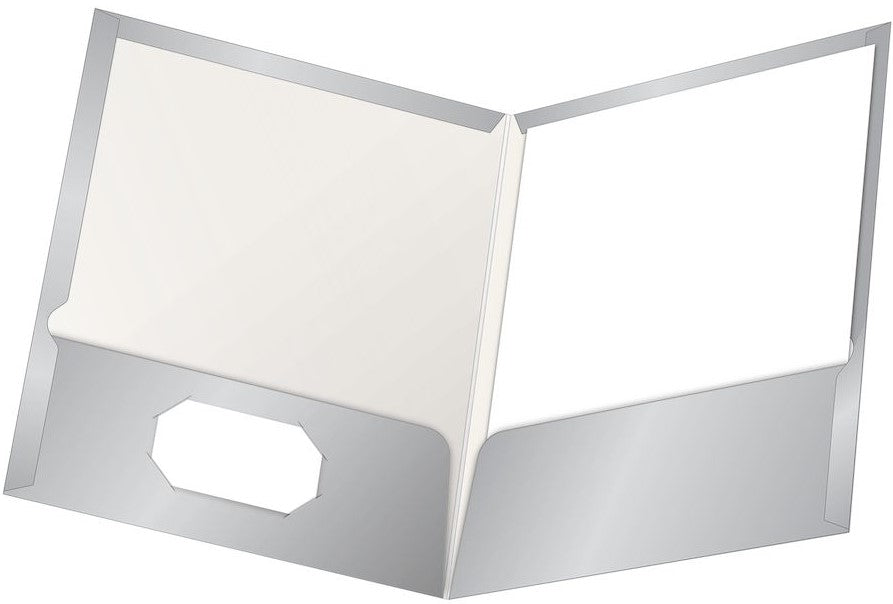 Fólder Doble Solapa 9.5cm Showfolio Laminado Gris Carta Oxford® 51705 Pieza 78787517059 01