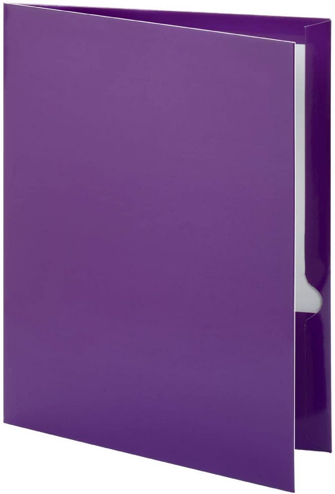 Fólder Doble Solapa 9.5cm Showfolio Laminado Morado Carta Oxford® 51726 Pieza 78787517264 02