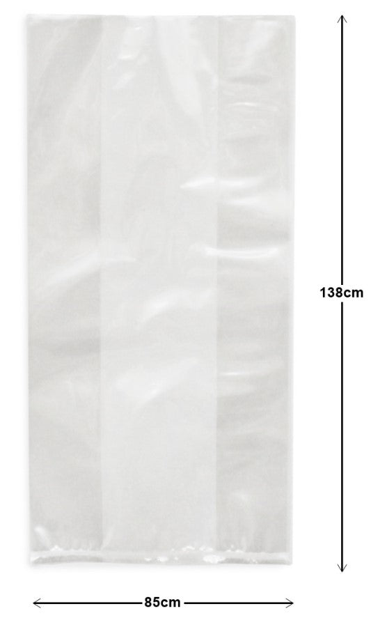 Bolsa Celofán Transparent Lisa con fuelle Jumbo 85×138cm CRISTALINE® Pieza 7501667100148 01