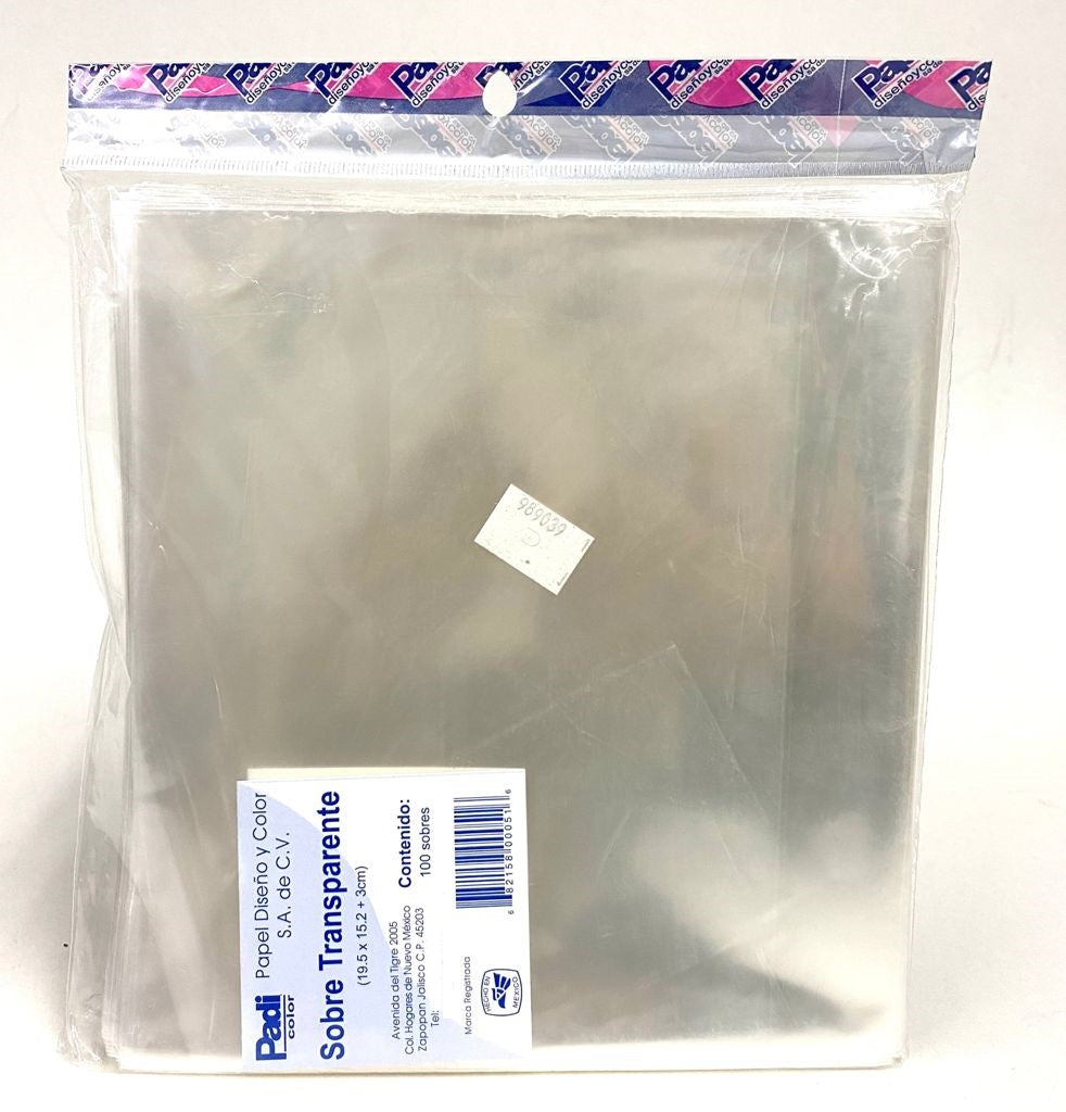 Sobre Polipropileno c/Fue c/100 19.5×15.2+ Padi® 051 [Pieza] 682158000516