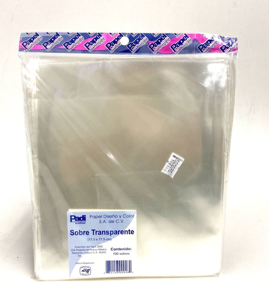 Sobre Polipropileno c/Fue c/100 17.5×17.5+ Padi® 046 [Pieza] 682158000462