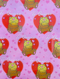 Papel Regalo San Valentin OsoTe quiero fondo rosa c/25 50×70cm granmark® 3021 Paquete