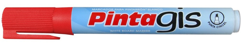 Marcador p/Pizarrón Pintagis Punta Cincel Rojo Alfra® [Pieza]