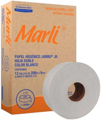 Papel Higiénico Marli® Jumbo® Jr. H Doble c/12 Rollos 200m×9cm Kimberly-Clark® 92590 [Caja] 7506425640188
