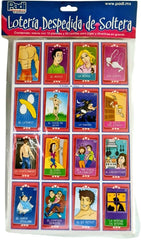 Lotería Despedida Soltera 54naipe c/10 Tablas 13×20.5cm Padi® 914 [Bolsa] 682158009144