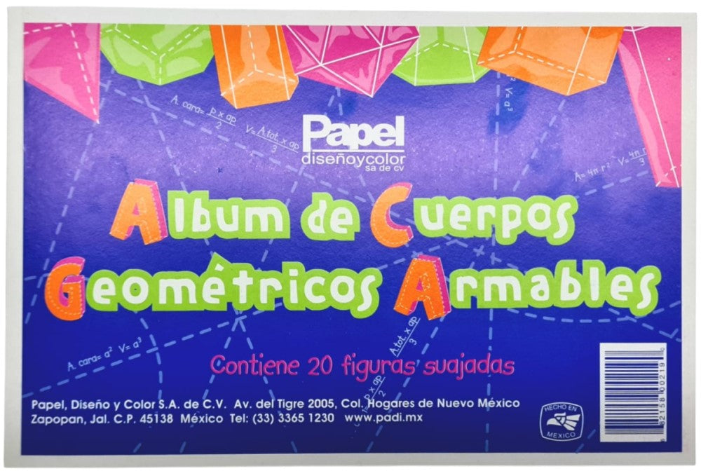 Material Didáctico Cuerpos Geométricos c/20 23.5×15.5 Padi® 219 [Pieza] 682158002190