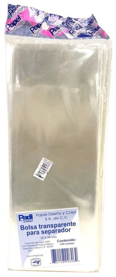 Sobre Polipropileno c/Fue para Separador c/100 Blanco 9×20+3 Padi® 806 [Pieza] 682158008062